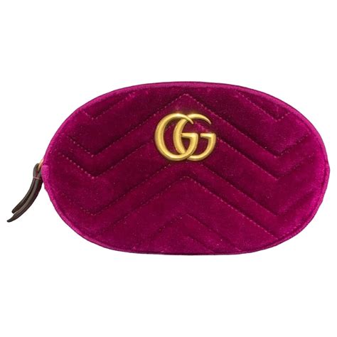 marsupio gucci rosa|Gucci GG Marmont Marsupio Velluto Viola .